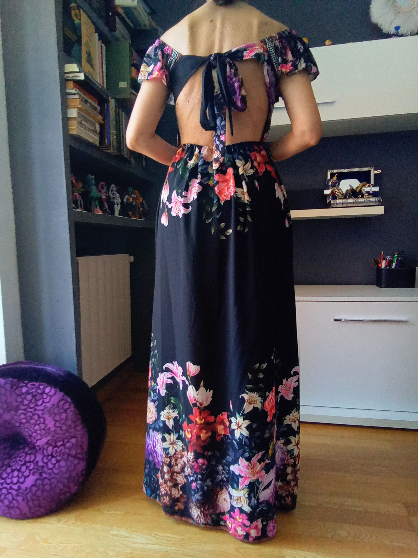 Floral Print Bohemian Maxi Dress – photo 8